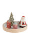 Butlers The translated Liquid template in German language: Weihnachtskerzen & Kerzenständer Kerzenleuchter Mehrfarbig 15cm.