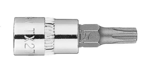 Connector Torx Tx27 Cap 1/4" Short 37 Mm