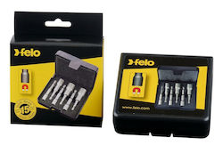 Set 6 Socket Bits Sw 6 7 8 10 12 13 Felo Length 66 Mm In Case