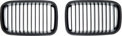 Mtuning Sports Grill Single Ribs Matt Black Bmw 3 E36 Compact Before Lift 1991-1996