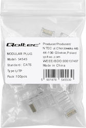 Qoltec 54545 RJ-45 Stecker 10 Stück