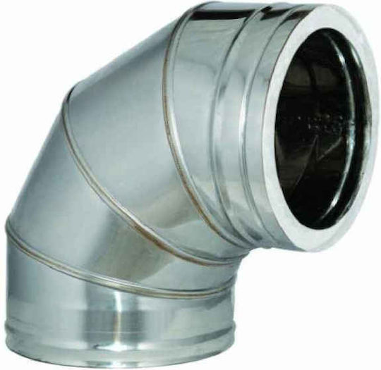 Ъгъл 90° Неръждаема Двойностен Inox Ф180-230