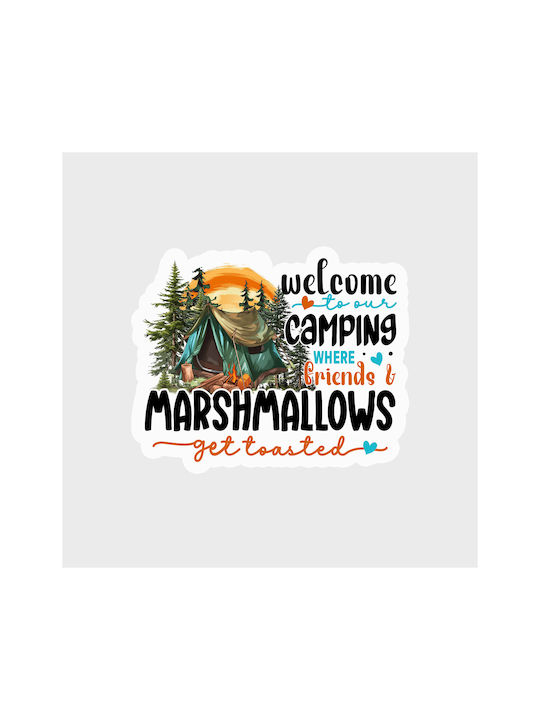 Kids Wall Sticker Welcome To Our Camping