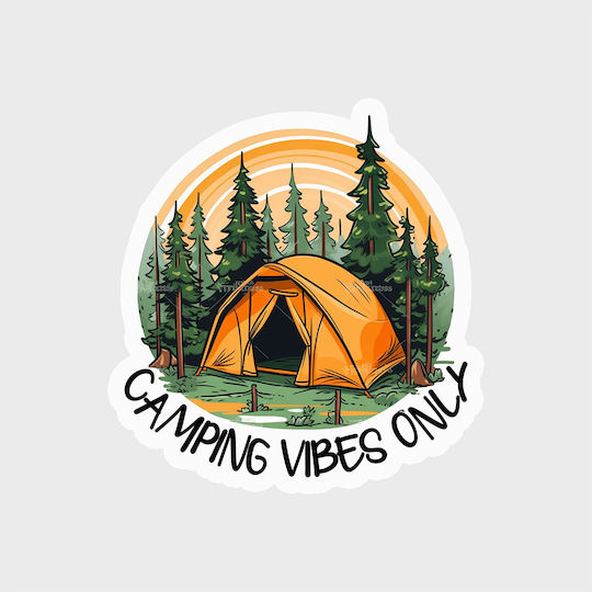 Camping Vibes Kids Wall Sticker