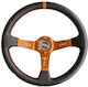 Racing Deep Dish Gold Steering Wheel Sparco