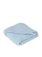 Little Dutch Βρεφική Κάπα-Μπουρνούζι με Κουκούλα Pure Denim Blue 75x75εκ.