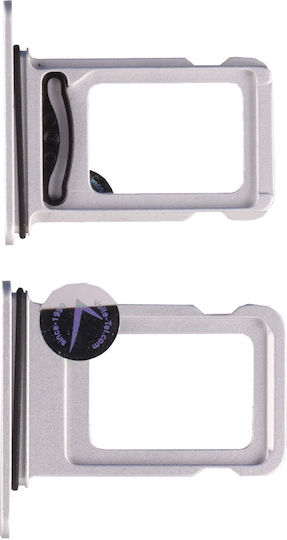 Iphone 16e Dual Sim Card Holder White 3p