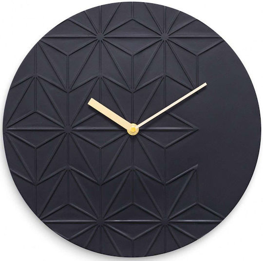Acctim Chloe Wanduhr Polyresin Schwarz 40x3cm