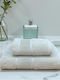 Linea Home Πετσέτα Προσώπου Line Γκρι 2τμχ Βάρους 500gr/m²