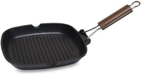 Zanetti Grill aus Druckguss-Aluminium mit Antihaftbeschichtung