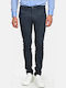 Men's Trousers Chinos Elastic Slim Fit Blue 05242-2024-5025 EF
