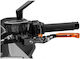 Μανετα Συμπλεκτη Lever 4.0 Black Orange Ρυθμιζομενη Επεκτασιμη Σπαστη Universal 424tnt Puig