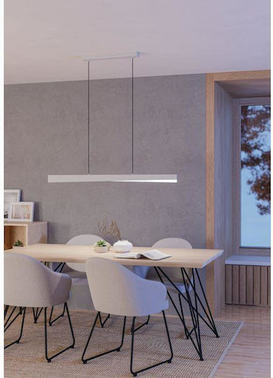 Eglo LED Κρεμαστό Φωτιστικό 117x7x110εκ.