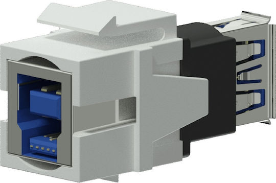 Προσαρμογέας Av Procab Προσαρμογέας Procab Vck630/w Usb 3.0 A Usb 3.0 B Αναστρέψιμος Λευκός