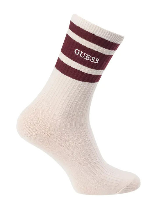 Guess Γυναικείες Κάλτσες Μπορντό
