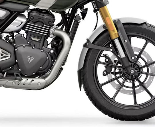 Puig Front Motorcycle Front Wheel Fender for Triumph Scrambler Black 1pcs
