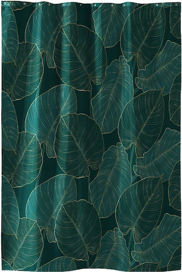 PanOikos Lisc Cortină Țesătură 180x200cm Verde 90-01768 PanOikos Lisc Cortină Țesătură 180x200cm Verde 90-01768
