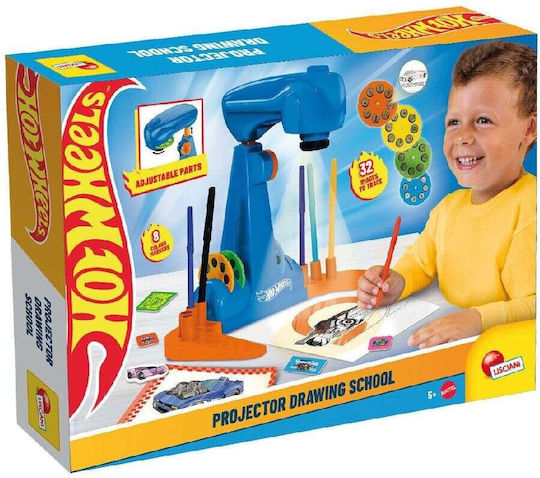 Lisciani Giochi Hot Wheels Σχολείο Ζωγραφικής & Φωτεινός Проектор на Истории за 5+ години Години