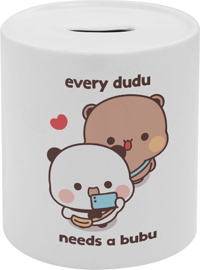 Every Dudu Needs A Bubu Cutie De Bani Din Porțelan Cu Dop