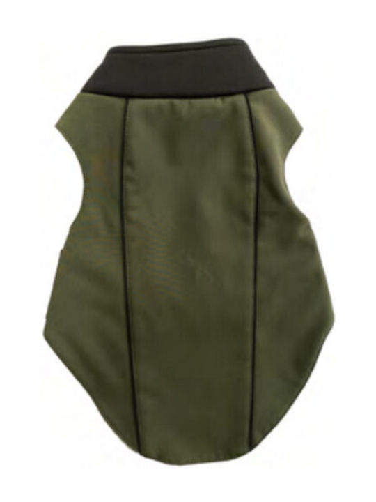 Glee Green Dog Coat Large with 33cm Back Length