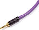 Melodika 3,5mm Klinkenkabel Melodika 3,5mm Stecker - 3,5mm Stecker Lila 5m