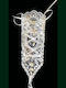 Bridal Gloves White Soft Lace Crystals Sequins White Olsea