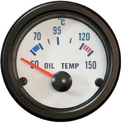 Auto Gauge Αναλογικό Όργανο Θερμοκρασίας Λαδιού Αυτοκινήτου 52mm για τοποθέτηση στο Ταμπλό