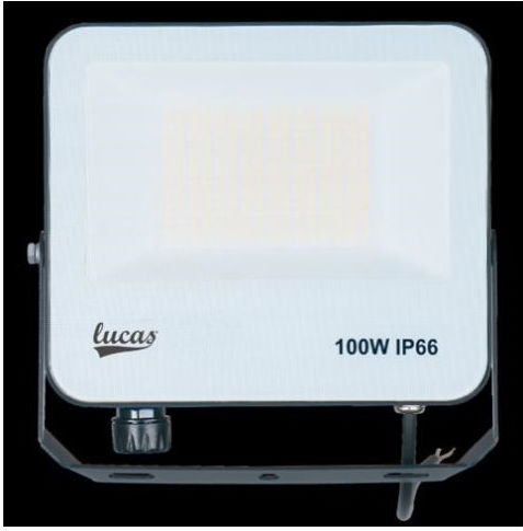 Lucas Waterproof LED Floodlight 100W Warm to Cool White IP66