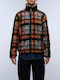 Men's Fleece Cardigan Orange