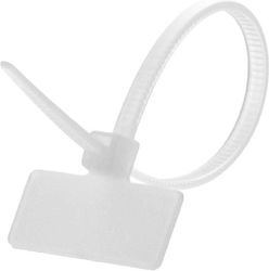 Lanview Plastic Cable Ties in White Color (100 pcs)