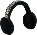 UGG Γυναικείο Earmuff Πλεκτό σε Μαύρο χρώμα