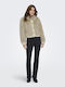 Women's Short Fur Beige