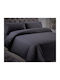 MayHome Duvet Set Single 160x240cm Graphite 2pcs 350 GSMGsm