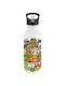 Koupakoupa Italian Brainrot Friends Water Bottle Stainless Steel 592ml White