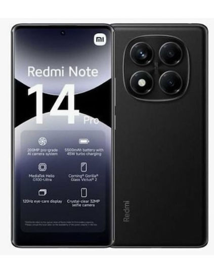 Xiaomi Redmi Note 14 Pro 4G (8GB/256GB) Midnight Black Refurbished Grade B