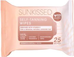 Sunkissed Self Tan Remover Pads for Face and Body Light 25pcs