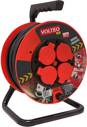 Volteo Cablu de Prelungire Heavy Duty Tambur 40m Cablu H05rr-f 3*1,5mm Volteo Cablu de Prelungire Heavy Duty Tambur 40m Cablu H05rr-f 3*1,5mm