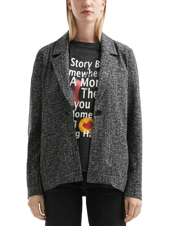 QS Blazer pentru femei Sacou Negru