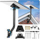 Starlink Gen 3 Antenna Mount 360° Adjustable Bracket Fixing Accessories Stable Durable Metal Black