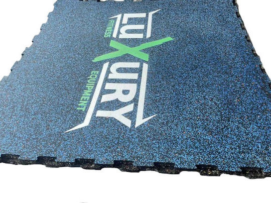Luxury Fitness Gym Floor Puzzle Mat Blue 98.5x98.5cm