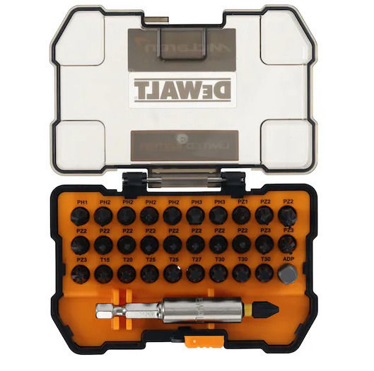 Dewalt Dt70901t-qz Set Mclaren High Performance Xstc Magnetic Adapter Screwdriver Bits 32 Pieces