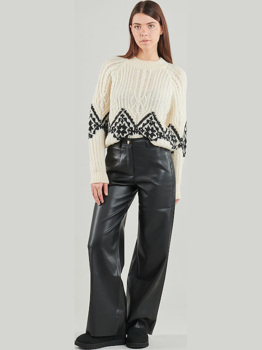 Dama Tesatura Pantaloni Negru