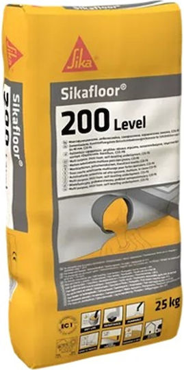 Self-Leveling Cementitious Floor Smoothing Mortar Sikafloor-200 Level 25kg