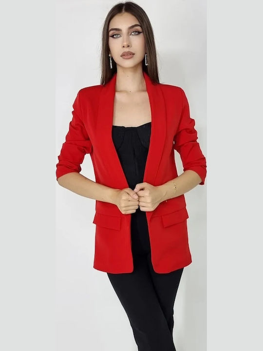 Damen Blazer Red