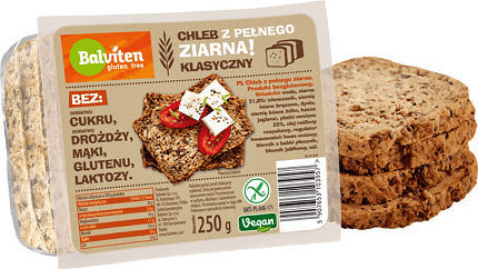 Multigrain Bread Gluten Free 250g Balviten