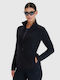 Women's Cardigan with Zipper Black