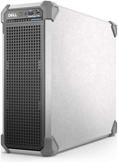 Сървър Dell Poweredge T160 Emea_promo_t160_spl2 Четириядрен Intel Xeon 6315p 2.8/5.2GHz 16GB DDR5 ECC UDIMM 480GB SATA Без Perc Controller 2x 1GbE LOM 4x USB 3.2 Gen 1 300W PSU