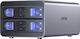 Unitek Raid Enclosure 2.5"/3.5" Sata Drive 4 Modes 40tb 5gb/s