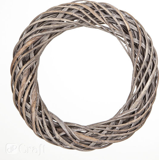 DP Craft Διακοσμητικό Στεφάνι για DIY Κατασκευές Γκρι