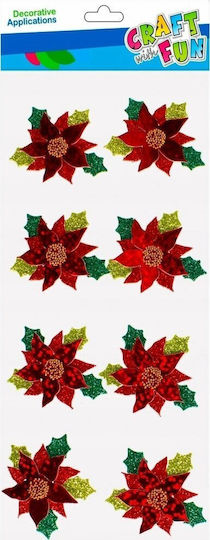 Craft with Fun Autocolant decorativ pentru proiecte DIY 8buc 3x3cm.